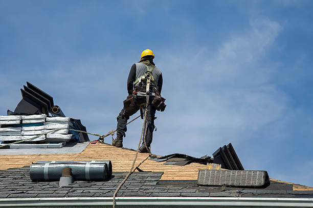 Professional Gutter Installation technician working in Filley, NE